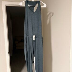 Elegant Teal Sleeveless Jumpsuit